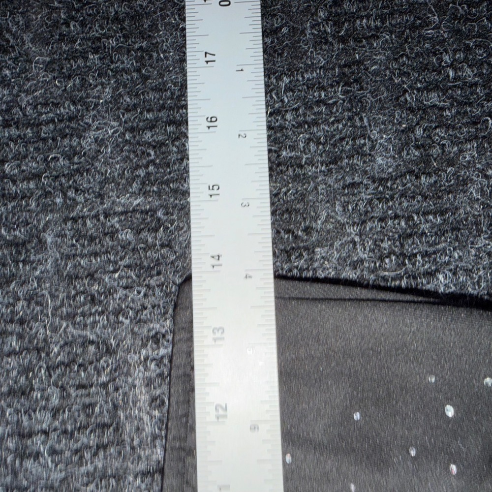Dolls Kill Black Rhinestone Cross High Slit Maxi Skirt Gothic Grunge Small - Picture 3 of 9